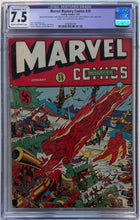 Load image into Gallery viewer, Marvel Mystery Comics #39 CGC 7.5