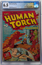 Load image into Gallery viewer, Human Torch #3 (#2) CGC 6.5 Sub-Mariner story. Hitler app.