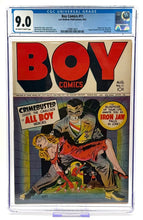 Load image into Gallery viewer, Boy Comics #11 CGC 9.0