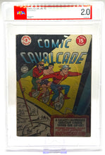 Load image into Gallery viewer, Comic Cavalcade #2 PSA 2.0