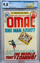 Load image into Gallery viewer, Omac #1 CGC 9.8 White pgs.