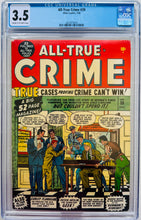 Load image into Gallery viewer, All-True Crime #39 CGC 3.5 Cream to Off-White pgs.