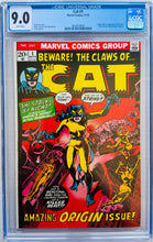 Load image into Gallery viewer, Cat #1 CGC 9.0 Origin and 1st app. of the Cat