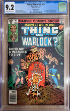Load image into Gallery viewer, Marvel Two In One #63 CGC 9.2 Mark Jewelers.