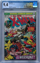 Load image into Gallery viewer, X-Men #95 CGC 9.4 3rd app. of new X-Men; app. of Ani-Men &amp; Count Nefaria
