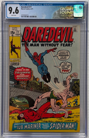 Daredevil #77 CGC 9.6 app. of Spider-Man and Sub-Mariner