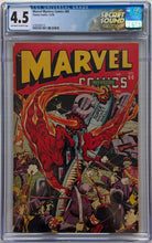 Load image into Gallery viewer, Marvel Mystery Comics #60 CGC 4.5
