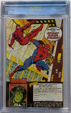 Load image into Gallery viewer, Spidey Super Stories #50 CGC 9.8 app. of She-Hulk, Daredevil, Rhino &amp; Chameleon
