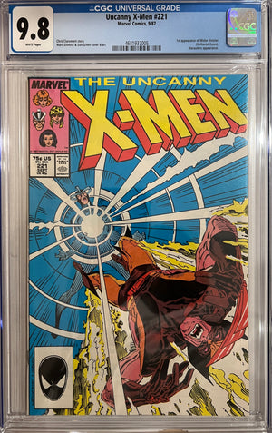 Uncanny X-Men #221 CGC 9.8 1st App. Mr. Sinister