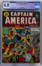 Load image into Gallery viewer, Captain America Comics #12 CGC 6.0 The Imp begins, Last Father Time
