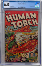 Load image into Gallery viewer, Human Torch #17 CGC 6.5 Sub-Mariner story
