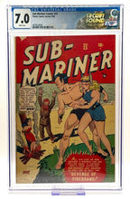 Load image into Gallery viewer, Sub-Mariner Comics #25 CGC 7.0
