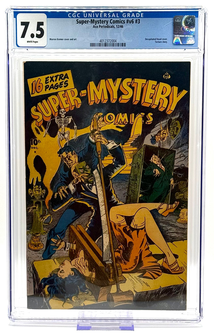 Super-Mystery Comics v6 #3 CGC 7.5