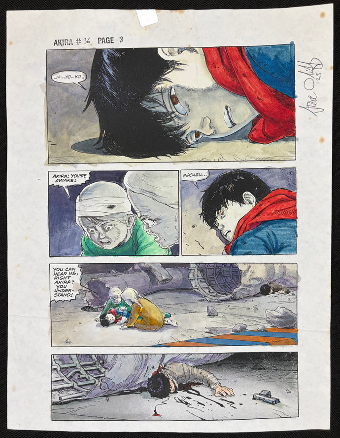 Akira #36 pg8 Color Guide – Golden Age Guru