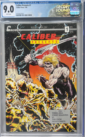 Caliber Present #1 CGC 9.0 White pgr.