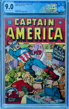 Load image into Gallery viewer, Captain America Comics #24 CGC 9.0 OW-W Highest Graded
