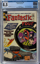 Load image into Gallery viewer, Fantastic Four #38 CGC 8.5 app. of Frightful Four
