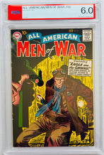 Load image into Gallery viewer, All-American Men of War #56 PSA 6.0 Off-White/White pgs.
