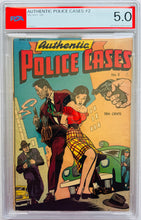 Load image into Gallery viewer, Authentic Police Cases #2 PSA 5.0 Off-White/White pgs.
