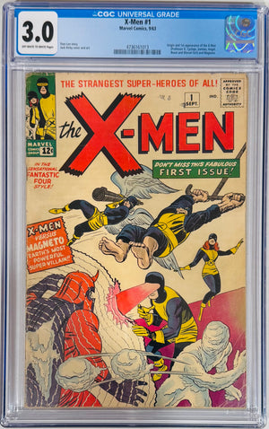 X-Men #1 CGC 3.0 Origin & 1st app. X-Men & Magneto