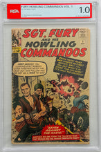Load image into Gallery viewer, Fury/Howling Commandos Vol. 1 PSA 1.0 1st app. Dum Dum Dugan
