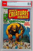 Load image into Gallery viewer, Where Creatures Roam #4 PSA 8.5 Reworked Cover Art
