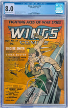 Load image into Gallery viewer, Wings Comics #14 CGC 8.0 Off-White/White pgs.
