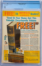 Load image into Gallery viewer, Wings Comics #14 CGC 8.0 Off-White/White pgs.
