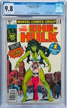 Load image into Gallery viewer, Savage She-Hulk #1 CGC 9.8 Origin &amp; 1st app. of She-Hulk. Origin of the Hulk retold. Newsstand Edition
