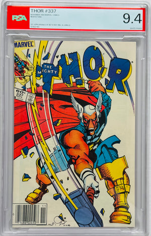 Thor #337 PSA 9.4 1st app. of Beta Ray Bill & Lorelei