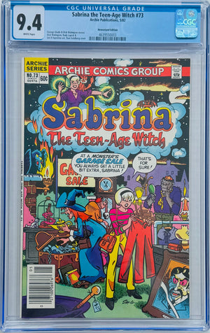 Sabrina the Teen-Age Witch #73 CGC 9.4