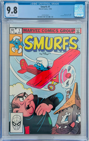 Smurfs #1 CGC 9.8 Based on NBC animated television series