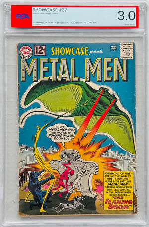 Showcase #37 PSA 3.0 1st Team app. of the Metal Men. Gold, Platinum, Mercury, Tin, Lead & Iron