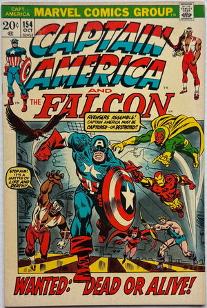 Captain America #154 8.0 1st Full Nomad