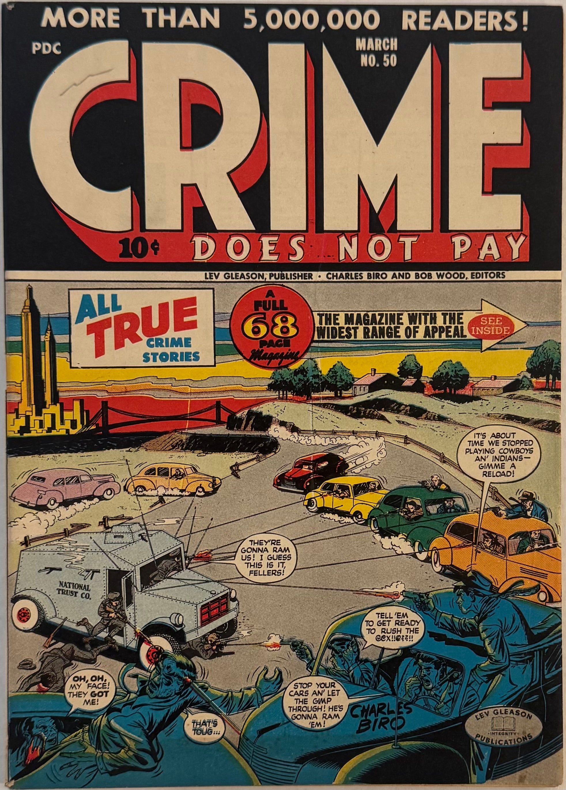 Crime Does Not Pay #50 7.5 – Golden Age Guru
