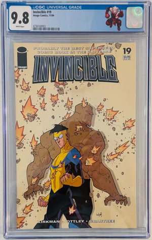 Invincible #19 CGC 9.8 1st app. Battle Beast, Magnattack, Magmaniac & Tether Tyrant