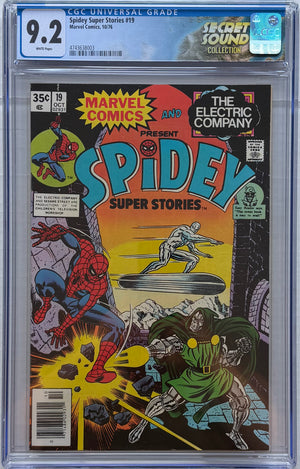 Spidey Super Stories #19 CGC 9.2 Silver Surfer & Doctor Doom app.