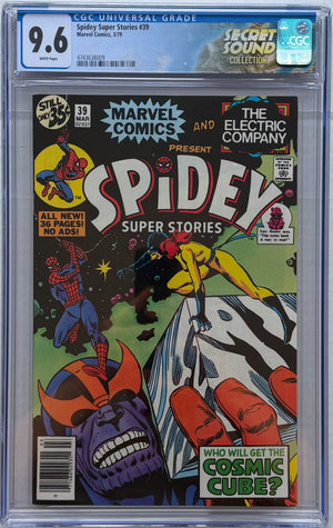 Spidey Super Stories #39 CGC 9.6 Thanos, Hellcat, Ms. Marvel & Impossible Man app.