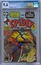 Load image into Gallery viewer, Spidey Super Stories #44 CGC 9.6 Vision app.
