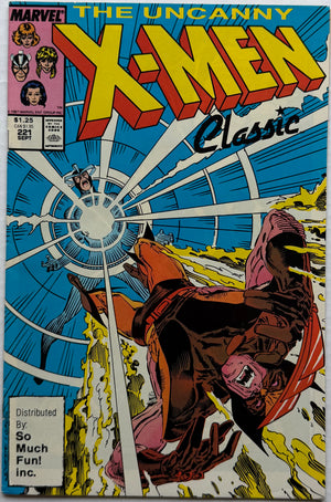 Uncanny X-Men #221 7.0 Rare 2nd Print!