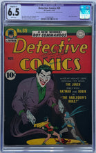 Load image into Gallery viewer, Detective Comics #69 CGC 6.5 Joker Cover &amp; Story
